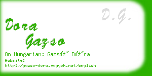 dora gazso business card